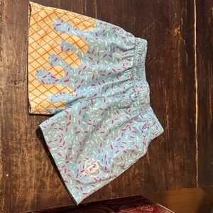 Playful Ice Cream Patterned Kids Shorts